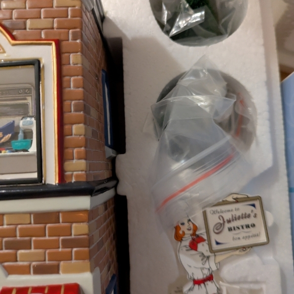 Department 56 Juliette's Bistro French Cuisine Model Vintage - Picture 8 of 11